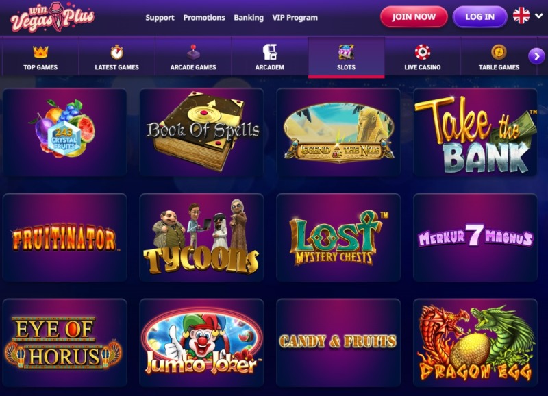 Vegas Plus Casino slots