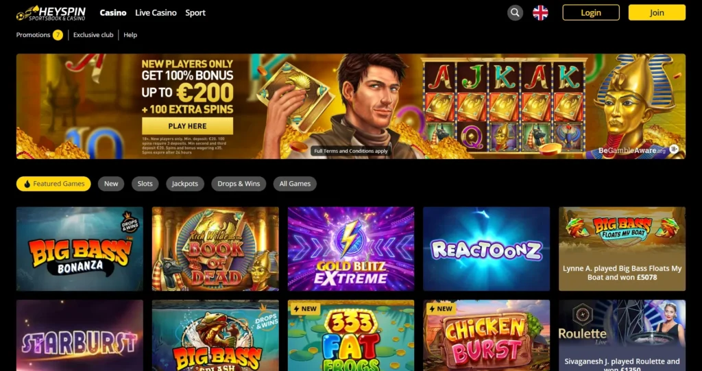 HeySpin Casino