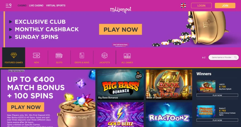 MillionPot Casino