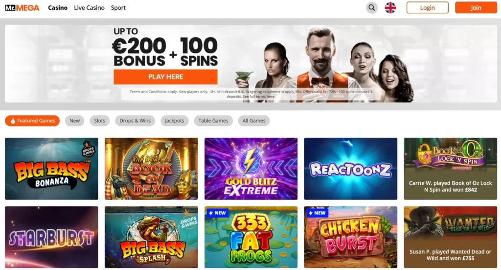 Mr Mega Casino