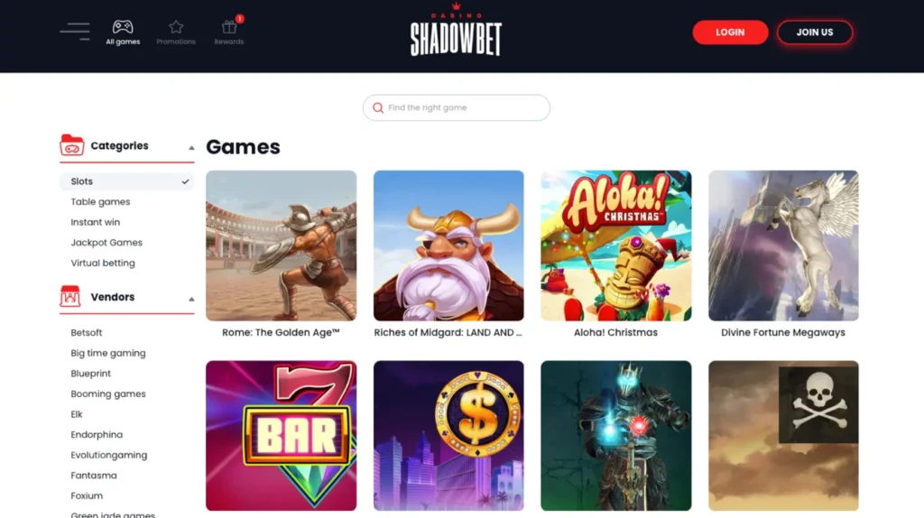ShadowBet Casino