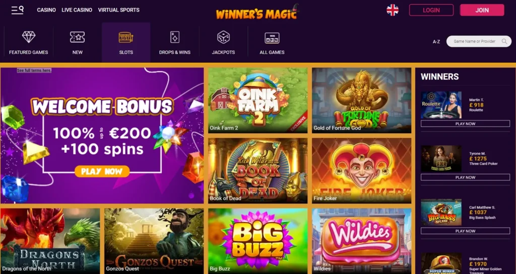 Winners Magic Casino
