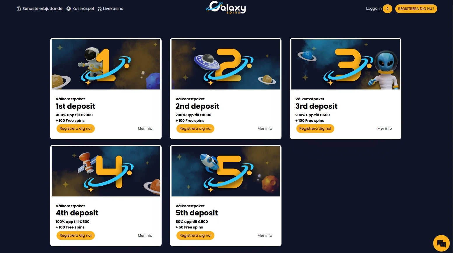 bonusen casino galaxy spins