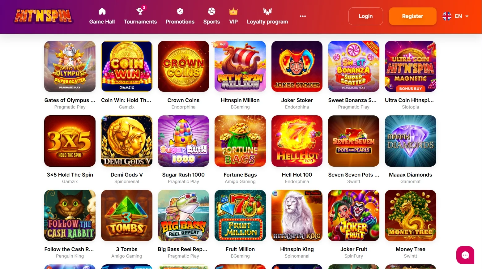 hitnspin slots