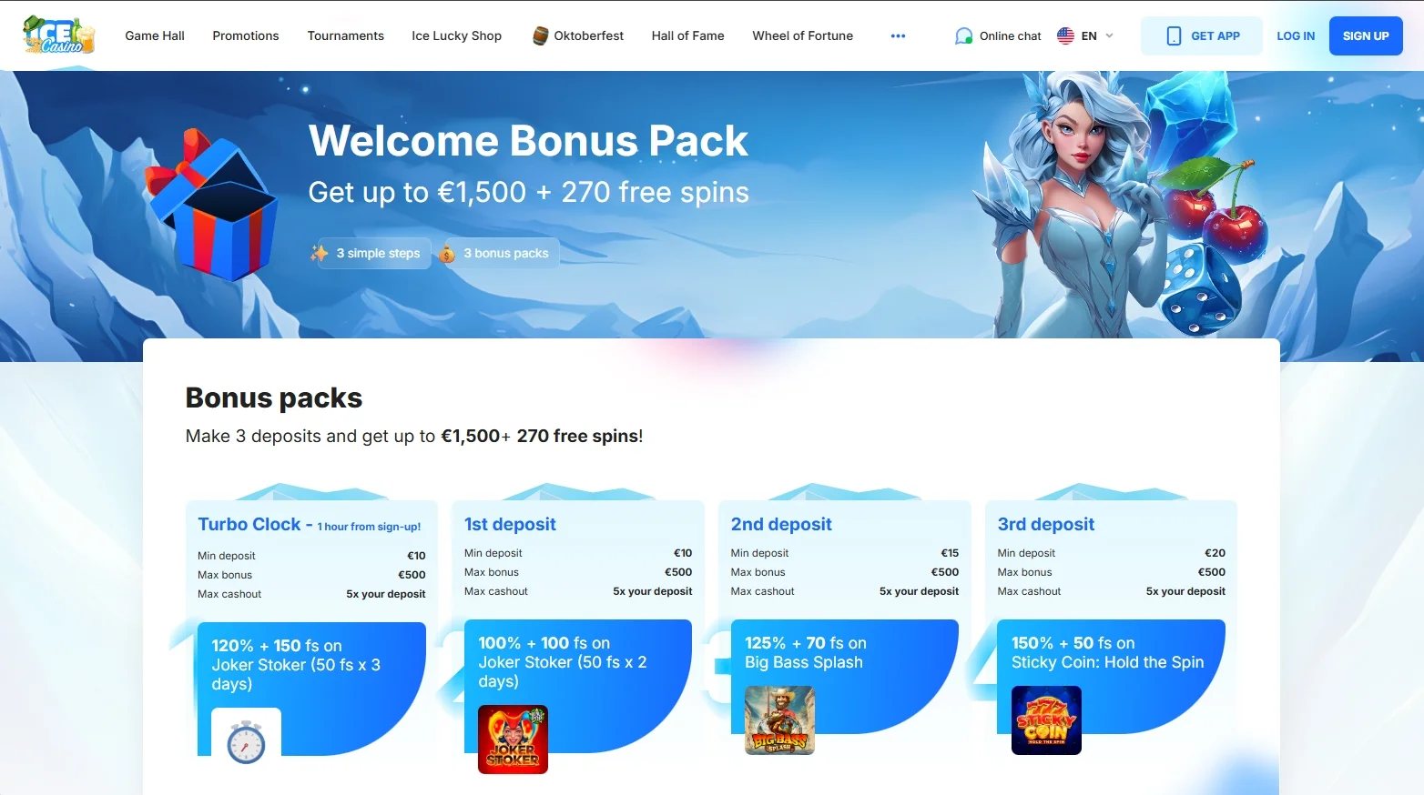 ice casino bonus
