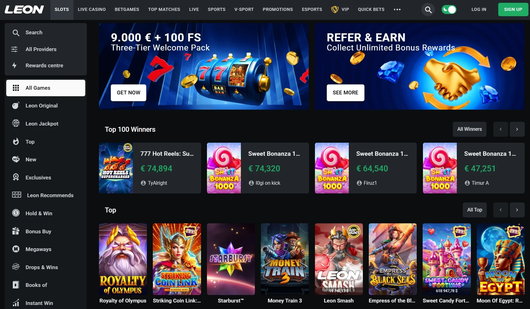 leon casino