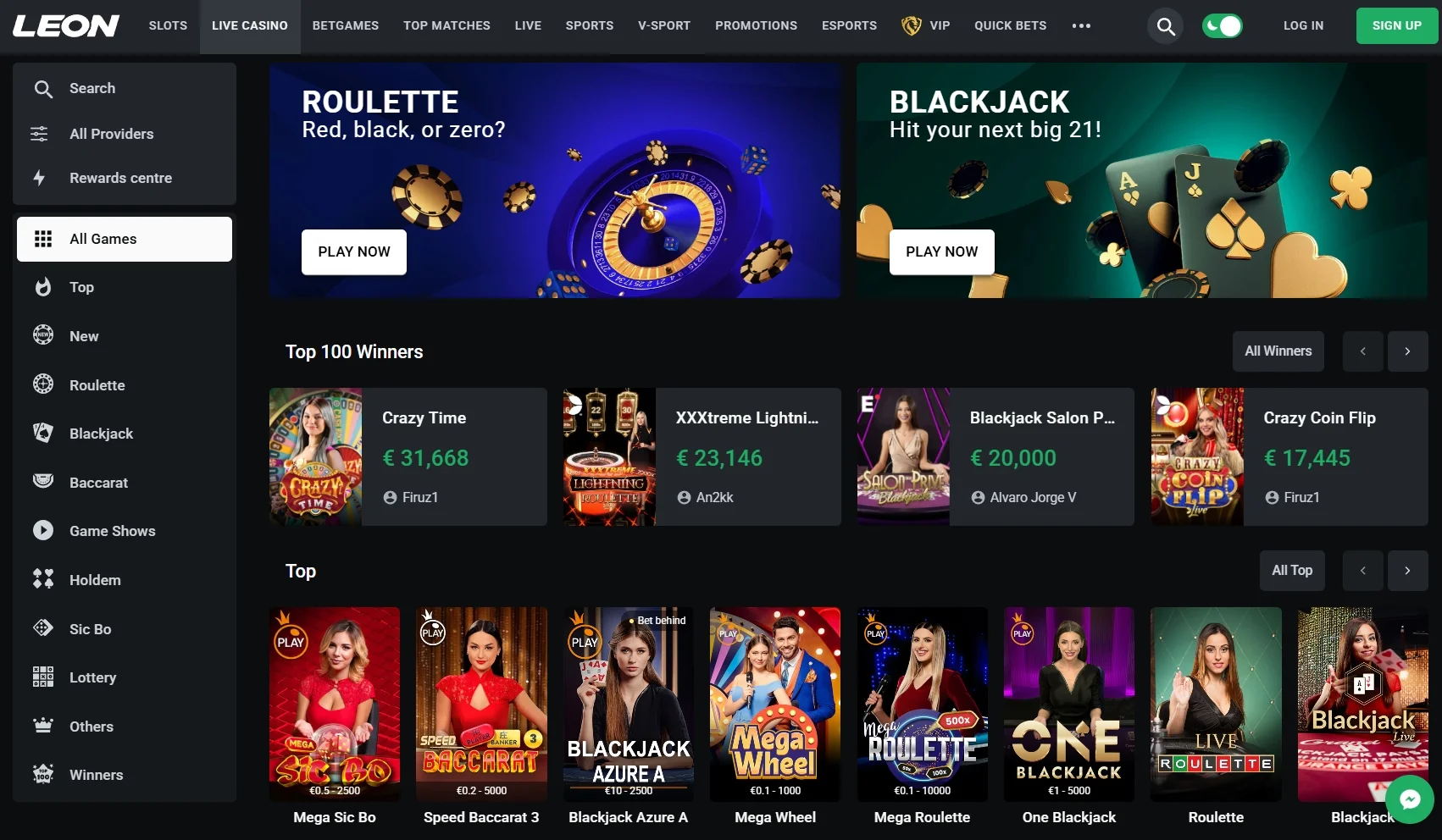 live casino