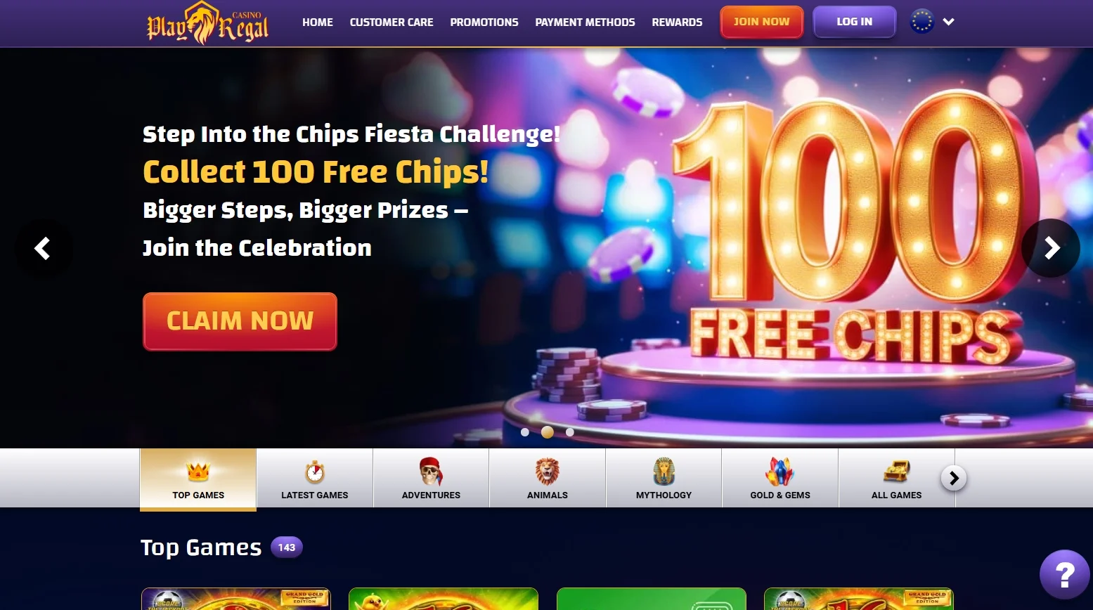 PlayRegal Casino bonus